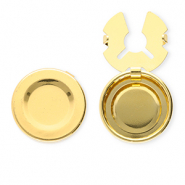 Eco-brass&reg; nachhaltiges Messing Knopfabdeckung Gold