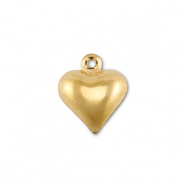 Anh&auml;nger aus Stainless Steel - Rostfreiem Heart Gold