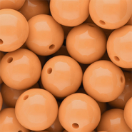 18 mm DQ Perlen aus Acryl shiny Chamois 15-1145 TCX