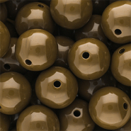 16 mm DQ Perlen aus Acryl shiny Wood thrush 17-1129 TCX