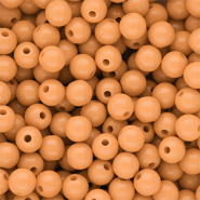 10 mm DQ Perlen aus Acryl shiny Chamois 15-1145 TCX