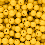 10 mm DQ Perlen aus Acryl shiny Vibrant yellow 13-0858 TCX