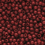 6 mm DQ Perlen aus Acryl shiny Salsa 18-1657 TCX