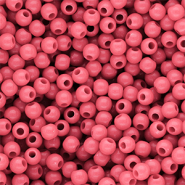 6 mm DQ Perlen aus Acryl shiny Pink lemonade 16-1735 TCX