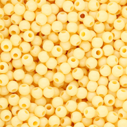 6 mm DQ Perlen aus Acryl shiny Pastel yellow 11-0616 TPG