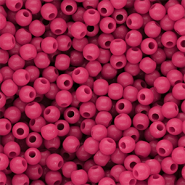 4 mm DQ Perlen aus Acryl shiny Rose violet 17-2624 TCX