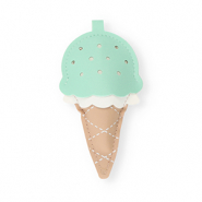 Statement-Anh&auml;nger Ice lolly Sandstone brown-mint green-white