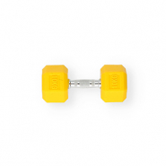 Statement-Anh&auml;nger Dumbell "10kg" Dark yellow-silver