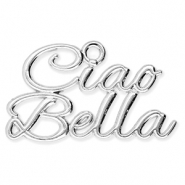 Anh&auml;nger Metall "Ciao Bella" Silver
