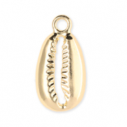 Anh&auml;nger Metall Cowrie Gold
