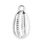 Anh&auml;nger Metall Cowrie Silver