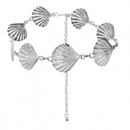 H&uuml;ftketten Shells Silver