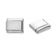Stainless Steel - Rostfrei Stahl Italian Charm Element Silver