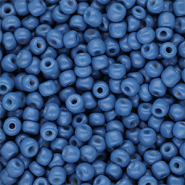Rocailles Perlen Glas 6/0 (4 mm) Blue