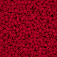 Rocailles Perlen Glas 12/0 (2 mm) Red