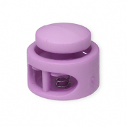 Farbiges Zubehör Kordelstopper Round Lilac