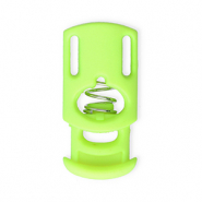 Farbiges Zubehör Kordelstopper Rectangle Neon green
