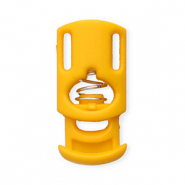 Farbiges Zubehör Kordelstopper Rectangle Tropical orange