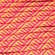 Musthave Paracord 6 mm Neon pink-yellow
