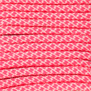 Musthave Paracord 6.5 mm Neon coral pink