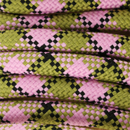 Musthave Paracord 8 mm Olive green-light pink-black