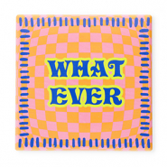 BY31&reg; Deko-Fliese "What ever" Orange-pink-blue-neon yellow