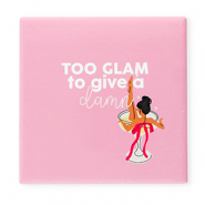 BY31&reg; Deko-Fliese "Too glam to give a damn" Pink-white-red-black