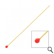 BY31&reg; Zubeh&ouml;r aus Stainless Steel - Rostfreiem Stahl Nietstifte with Ball 70 mm Gold-red