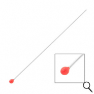 BY31&reg; Zubeh&ouml;r aus Stainless Steel - Rostfreiem Stahl Nietstifte with Ball 70 mm Silver-red