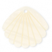 Anh&auml;nger Muschel Special Scallop White