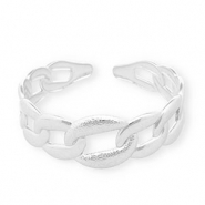 Stainless Steel - Rostfrei Stahl Armb&auml;nder Bangle Belcher Chain Silver