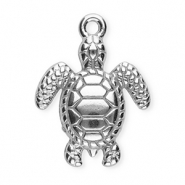 Anh&auml;nger aus Stainless Steel - Rostfreiem Stahl Turtle Silver