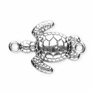 Zubeh&ouml;r aus Stainless Steel - Rostfreiem Stahl Zwischenst&uuml;ck Turtle Silver