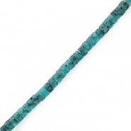 Perlen Naturstein Disc 4mm Marble reef green