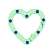 Farbiges Zubeh&ouml;r F&uuml;r Schl&uuml;ssel Anh&auml;nger Heart Green-blue