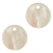 Anh&auml;nger aus Resin 12mm Sand beige