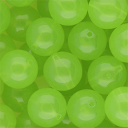 18 mm DQ&reg; Perlen aus Acryl shiny Light green