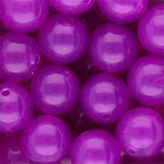 18 mm DQ&reg; Perlen aus Acryl shiny Purple