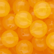 18 mm DQ&reg; Perlen aus Acryl shiny Warm yellow