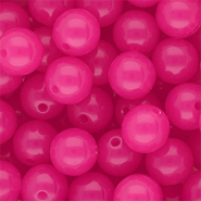 14 mm DQ&reg; Perlen aus Acryl shiny Magenta pink
