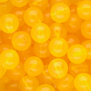 14 mm DQ&reg; Perlen aus Acryl shiny Warm yellow