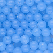 10 mm DQ&reg; Perlen aus Acryl shiny Blue