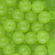 14 mm DQ&reg; Perlen aus Acryl shiny Light green