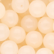 18 mm DQ&reg; Perlen aus Acryl shiny Light peach