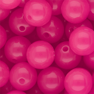 16 mm DQ&reg; Perlen aus Acryl shiny Magenta pink