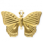 Anh&auml;nger aus Stainless Steel - Rostfreiem Stahl Butterfly Gold