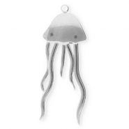 Anh&auml;nger aus Stainless Steel - Rostfreiem Stahl Jellyfish Silver