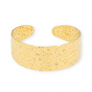 Stainless Steel - Rostfrei Stahl Armb&auml;nder Bangle Gold