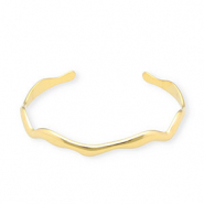Stainless Steel - Rostfrei Stahl Armb&auml;nder Bangle Gold