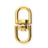 Zubeh&ouml;r aus Stainless Steel - Rostfreiem Stahl Schl&uuml;ssel Anh&auml;nger Oval Gold